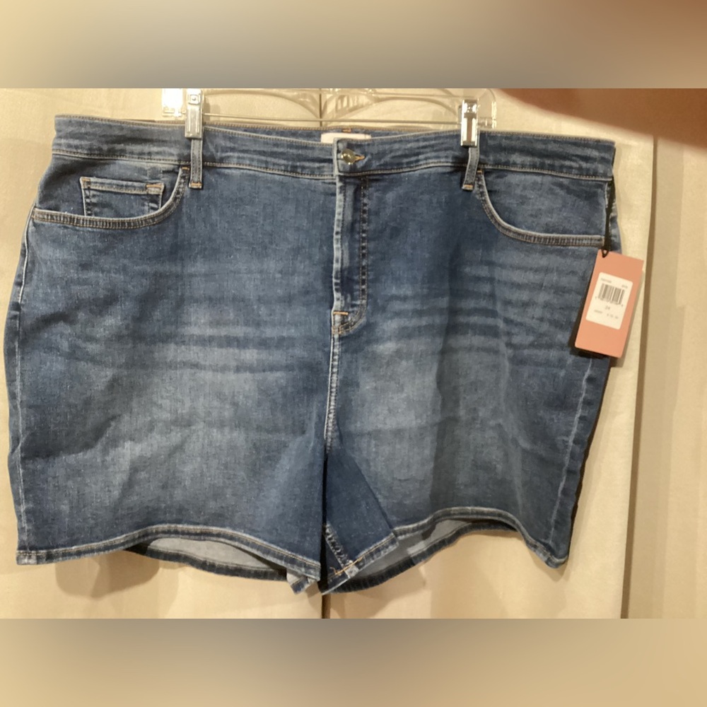 Jen7 Brand Women's Classic Blue Jean Shorts size 24 NWT